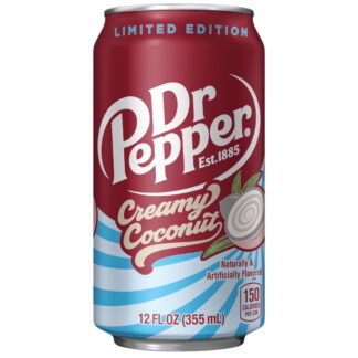 Dr Pepper Creamy Coconut 355ml USA (Pack 12)