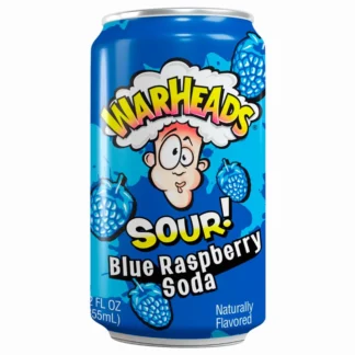 Warheads Soda Blue Raspberry 330ml (Pack 12)