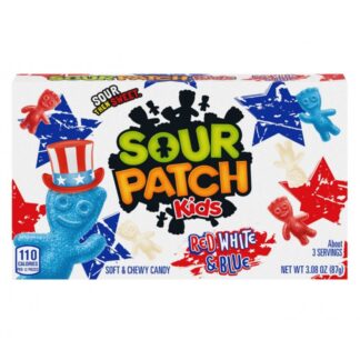 Sour Patch Kids Red White & Blue 87g (Pack 12)