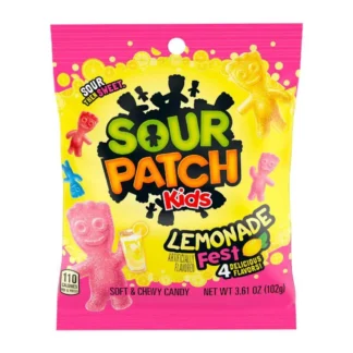 Sour Patch Kids Lemonade Fest 102g (Pack 12)