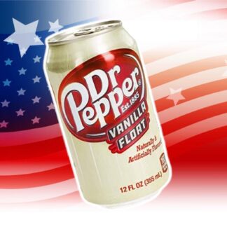 Dr Pepper USA Vanilla Float 355ml (Pack 12)