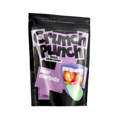 Crunch Punch Sour Starballs 100g (Pack 15)