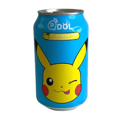 Qdol Pokémon Citrus Sparkling Water 330ml China Import (Pack 24)