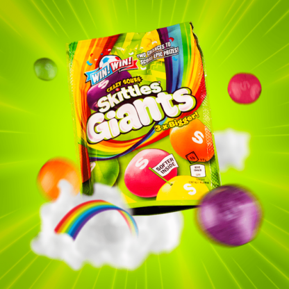 Skittles Giants Crazy Sours 132g (Pack 15)