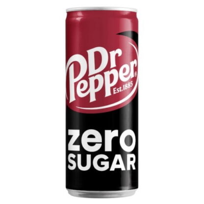 Dr Pepper Zero Sugar 330ml (Pack 24)