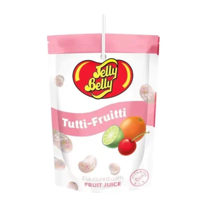 Jelly Belly Fruit Drink Tutti-Fruitti 200ml UK (Pack 8)