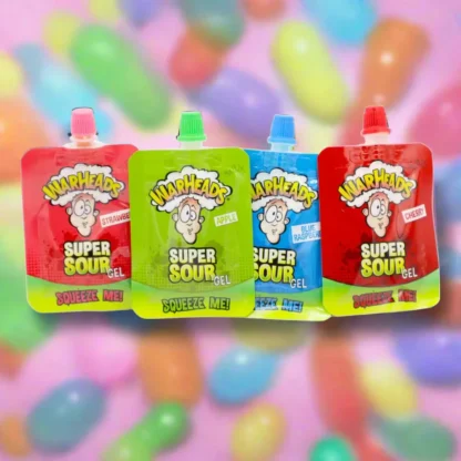 Warheads Super Sour Squeeze Me Gel 20g (Pack 32)