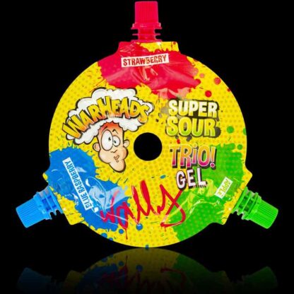 Warheads Super Sour Trio Gel 51g (Pack 24)