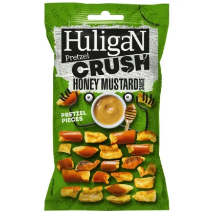 HuligaN Pretzel Crush Honey Mustard Sauce 65g (Pack 18)